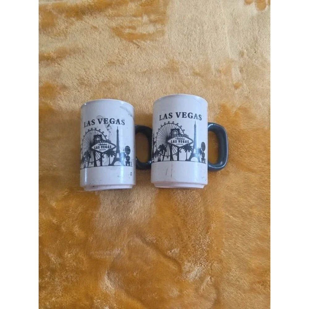 2pc Las Vegas Coffee Mugs